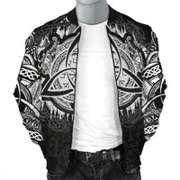 Viking Men's Bomber Jacket - Dragon Celtic RLT12 - Wonder Print Shop