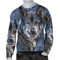 Wofl Galaxy Native American 3D Sweatshirt LT10 - Wonder Print Shop