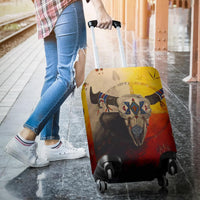 Native American Bison Skull Unique Luggage Covers LT10 - Wonder Print Shop