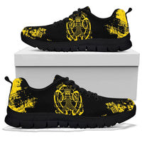 Viking Sneakers, Loki Bound Triskele Rune Gold RLT12 - Wonder Print Shop