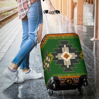 Southwest Green Symbol Native American Luggage Covers LT10 - Wonder Print Shop