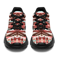 red-vector-native-american-chunky-sneakers