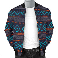 Seamless Ethnic Ornaments Men's Bomber Jacket LT10 - Wonder Print Shop