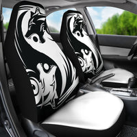 Viking Car Seat Cover Ying Yang Wolf RLT12 - Wonder Print Shop
