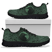 Viking Sneakers, Ethnic Odin Raven Green RLT12 - Wonder Print Shop