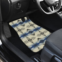 Native American Seamless Geometric Pattern Front and Back Car Mats Set Of 4 LT10 - Wonder Print Shop