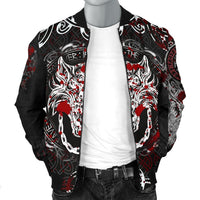 Viking Men's Bomber Jacket - Fenrir Viking Blood 3D RLT12 - Wonder Print Shop