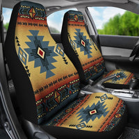 Blue Pattern Native American Car Seat Covers LT10 - Wonder Print Shop