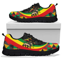 Ethiopia Sneakers - Ethiopia Rasta Lion - Wonder Print Shop