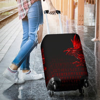 Viking Luggage Covers - The Raven Of Odin Rune, Red RLT12 - Wonder Print Shop