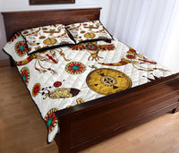 Bison Owl Native American Quilt Bed Set LT10 - Wonder Print Shop