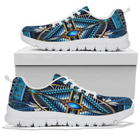 Mandala Blue Native American Sneakers LT10 - Wonder Print Shop