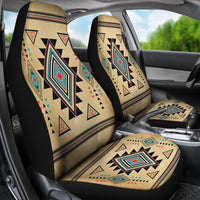 Geometric United Tribal Of Native American Design Car Seat Covers LT10 - Wonder Print Shop