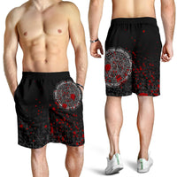 viking-mens-shorts-raven-celtic-tattoo-blood