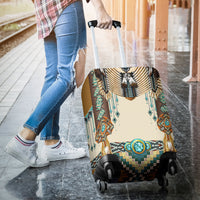 Brown Pattern Breastplate Native American Luggage Covers LT10 - Wonder Print Shop