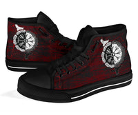 viking-high-top-shoes-raven-of-odin-and-symbol-viking-on-blood-background