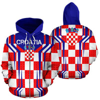 (Hrvatska) Sport Croatia Edition Zipper Hoodie - Wonder Print Shop