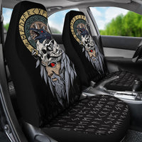 Viking Odin Raven Car Seat Covers RLT12 - Wonder Print Shop