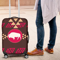 Brown Bison Tribal Native American Luggage Covers LT10 - Wonder Print Shop