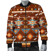 Pattern With Birds Men's Bomber Jacket LT10 - Wonder Print Shop