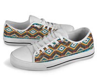native-american-yellow-aztec-geometric-low-top-shoes