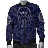 Viking Men's Bomber Jacket Odin God Tattoo RLT12 - Wonder Print Shop