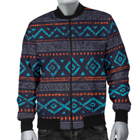 Seamless Ethnic Ornaments Men's Bomber Jacket LT10 - Wonder Print Shop