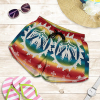 native-american-thunderbird-rainbow-all-over-print-women-shorts