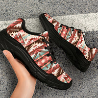 red-vector-native-american-chunky-sneakers