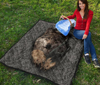 Wolf Escape Native American Premium Quilt LT10 - Wonder Print Shop