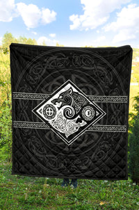 Vikings Premium Quilt The Wolves, Skoll and Hati RLT12 - Wonder Print Shop