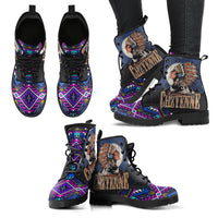 native-american-purple-tribe-pattern-leather-boots