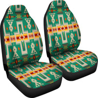 Green Tribe Design Native American Car Seat Covers LT10 - Wonder Print Shop