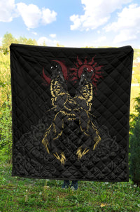Viking The Wolves Skoll and Hati Quilt RLT12 - Wonder Print Shop