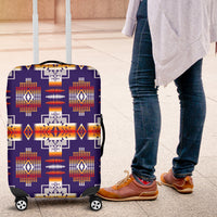 Purple Pattern Native American Luggage Covers LT10 - Wonder Print Shop