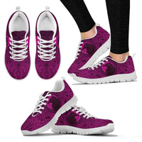 Viking Sneakers, Ethnic Odin Raven Pink RLT12 - Wonder Print Shop