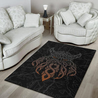 Viking Area Rug, Odin God Furthark Tattoo Special RLT12 - Wonder Print Shop