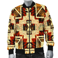 Tribal Yellow Arrow Native American Bomber Jacket LT10 - Wonder Print Shop