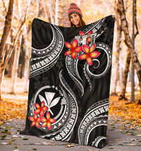 polynesian-hawaii-premium-blanket-black-plumeria