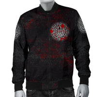 Viking Men's Bomber Jacket - Viking Bear Claws Blood Tattoo RLT12 - Wonder Print Shop