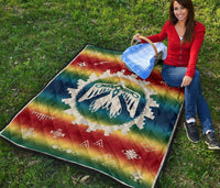 Thunderbird Rainbow Native American Premium Quilt LT10 - Wonder Print Shop