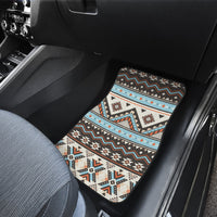 Native American Tribal Striped Seamless Pattern Front and Back Car Mats Set Of 4 LT10 - Wonder Print Shop