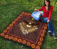 Eagle Sun Symbols Native American Premium Quilt LT10 - Wonder Print Shop