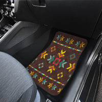 Brown Pattern Native American Front And Back Car Mats (Set Of 4) LT10 - Wonder Print Shop