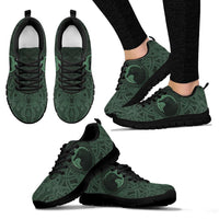 Viking Sneakers, Ethnic Odin Raven Green RLT12 - Wonder Print Shop