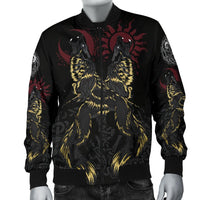 Viking Men's Bomber Jacket The Wolves Skoll and Hati RLT12 - Wonder Print Shop