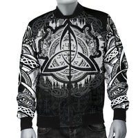 Viking Men's Bomber Jacket - Dragon Celtic RLT12 - Wonder Print Shop