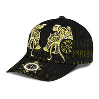 viking-classic-cap-fenrir-raven-and-vegvisir-tattoo-yellow