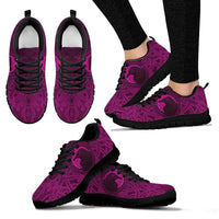 Viking Sneakers, Ethnic Odin Raven Pink RLT12 - Wonder Print Shop