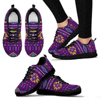 Native American Light Purple Sneakers LT10 - Wonder Print Shop